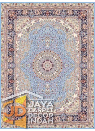 Karpet Permadani Solomon 1200 Reeds FARVAH BLUE ukuran 150x225, 200x300, 250x350, 300x400