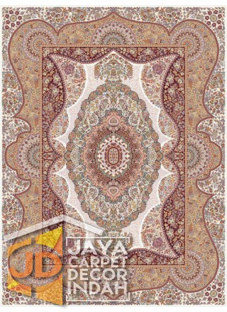 Karpet Permadani Solomon 1200 Reeds FERESHTE CREAM ukuran 150x225, 200x300, 250x350, 300x400