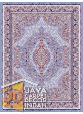 Karpet Permadani Solomon 1200 Reeds GHASR BLUE ukuran  200x300, 250x350, 300x400