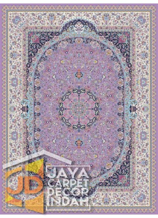 Karpet Permadani Solomon 1200 Reeds KASHAN VIOLET ukuran 200x300, 250x350, 300x400