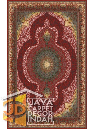 Karpet Permadani Solomon 700 Reeds RAMAK RED ukuran 100x150, 150x225, 200x300, 250x350, 300x400